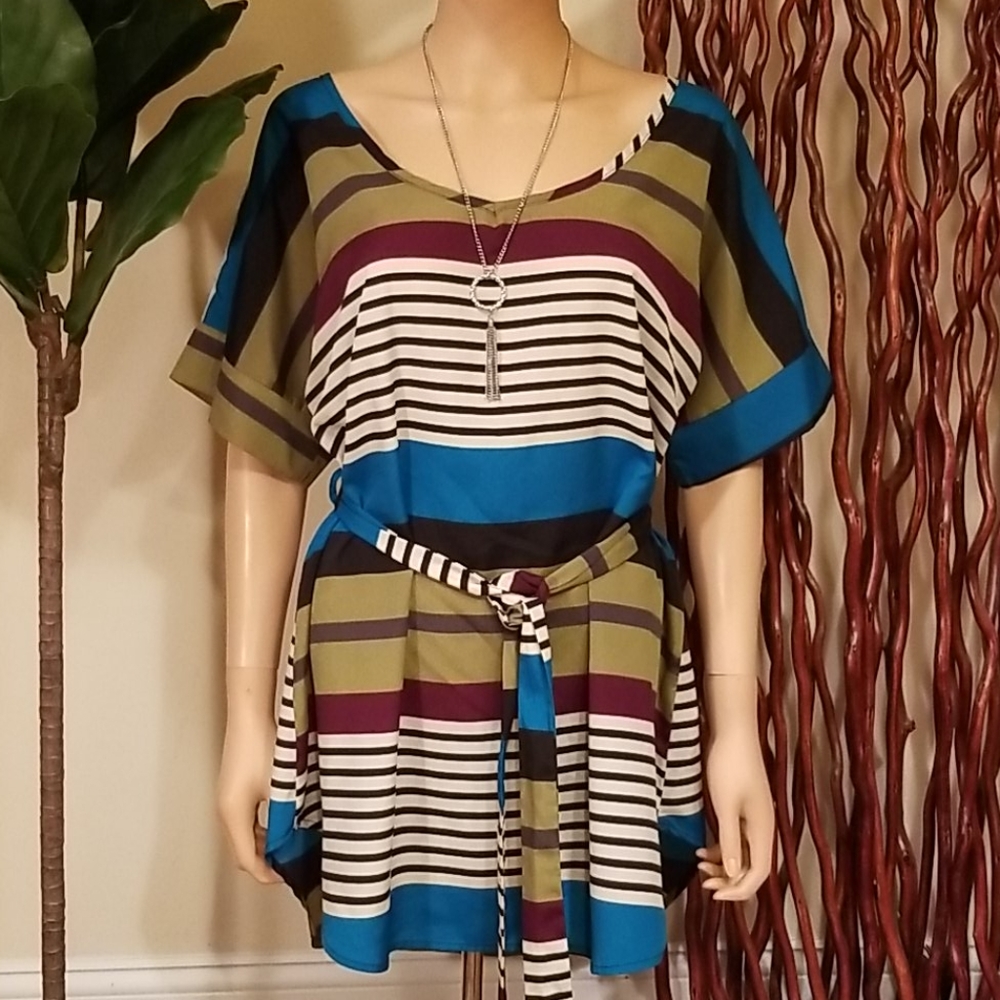 Modcloth Poema Belted Tunic